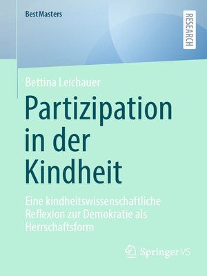 cover image of Partizipation in der Kindheit